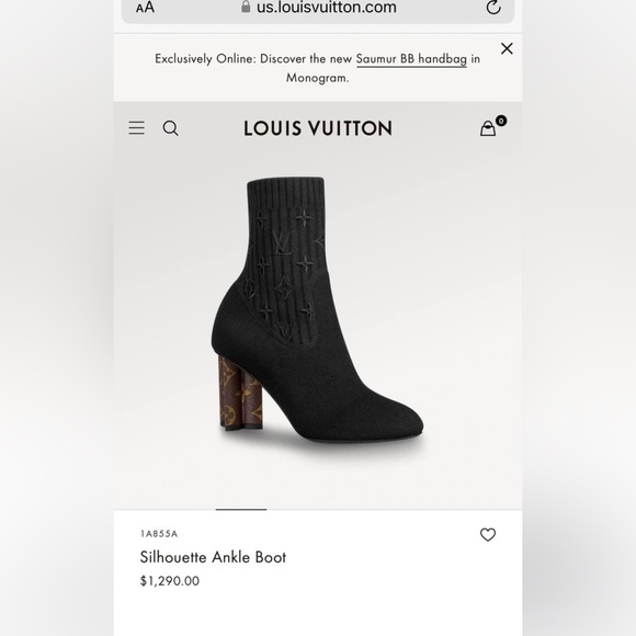 Louis Vuitton Silhouette Ankle Boot - Picture 5 of 6